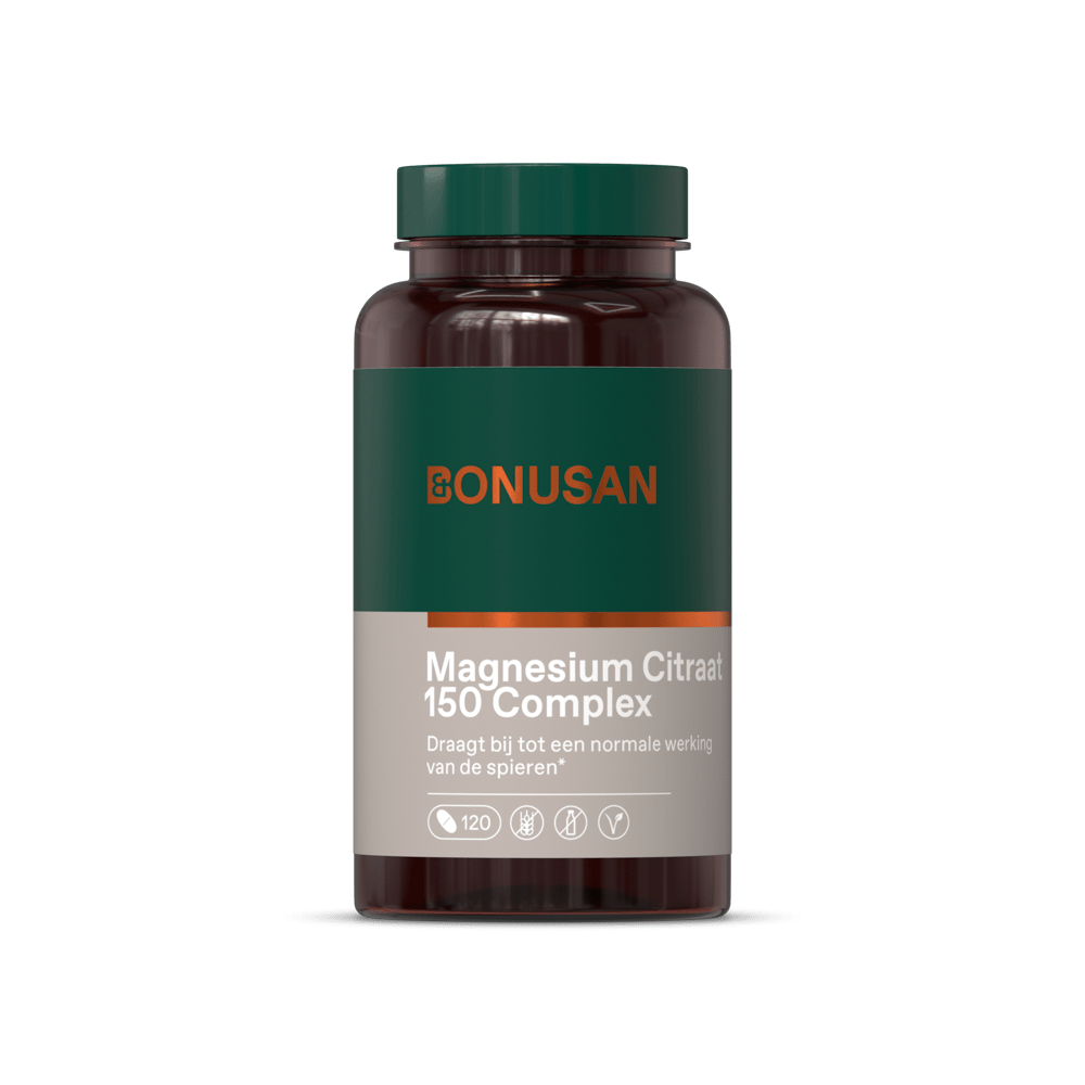 Bonusan Magnesium Citraat 150 Complex (120 stuks)