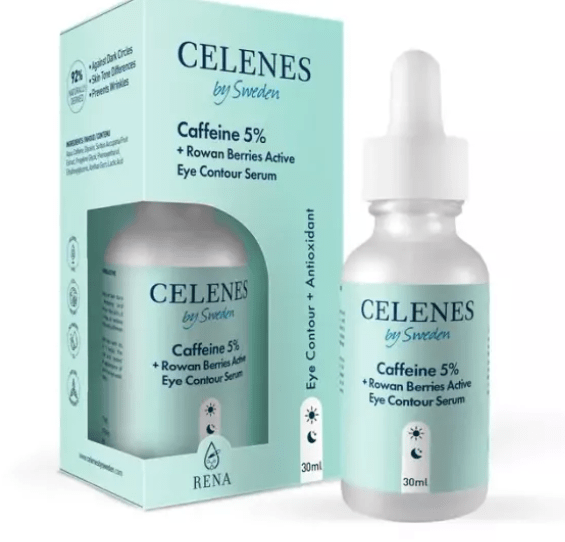 Celenes Eye serum: Cafeïne 5% + Rowan Berries - 30ml