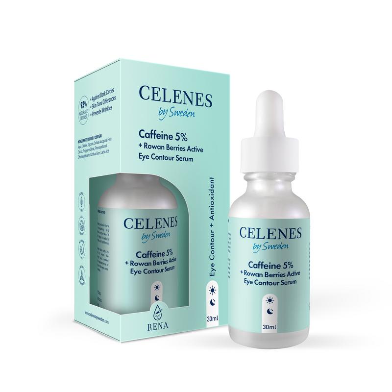 Celenes Eye serum: Cafeïne 5% + Rowan Berries - 30ml
